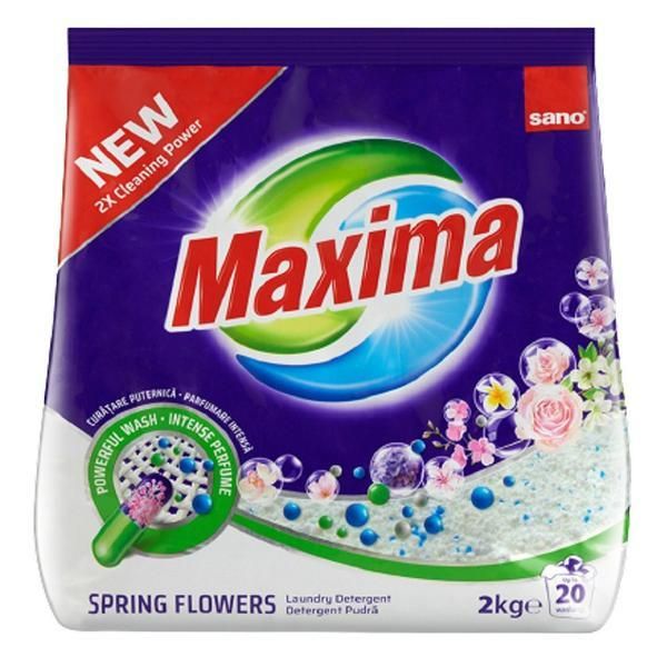 Sano Прах за пране - Sano Maxima Spring Flowers 2000 гр