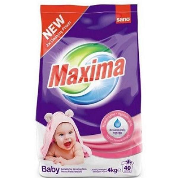 Sano Прах за пране за бебешки дрехи - Sano Maxima BABY, 4000 гр