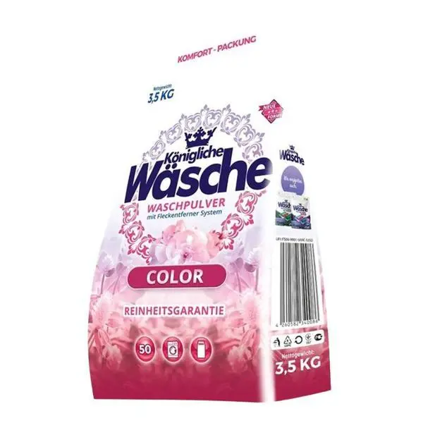 Konigliche Wasche Прахообразен препарат за цветни дрехи - Konigliche Wasche Color, 3500 гp