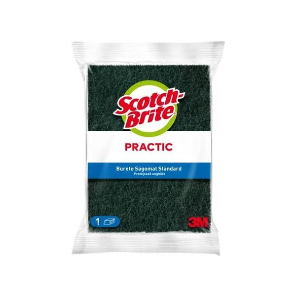 3M Практична стандартна гъба за съдове - 3M Scotch Brite Practical, 1 бр