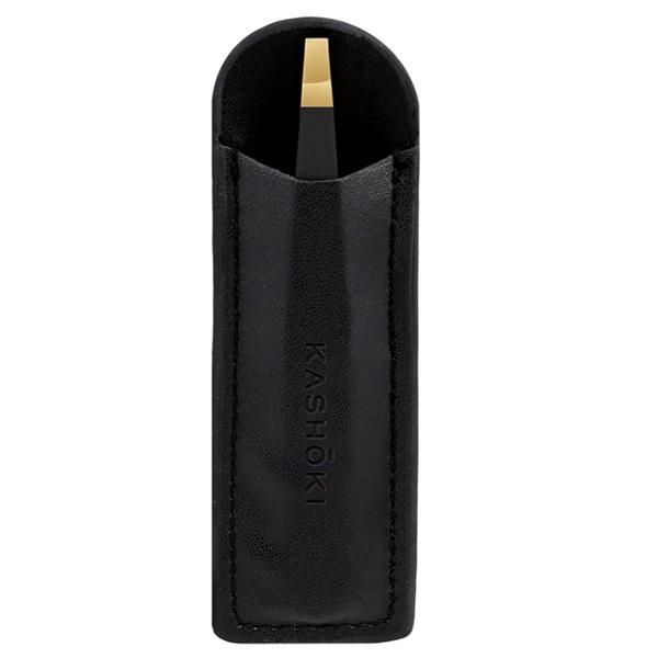 Kashoki Прави пинсети с капак Kashoki Mu Acc Straight Tweezers White Case