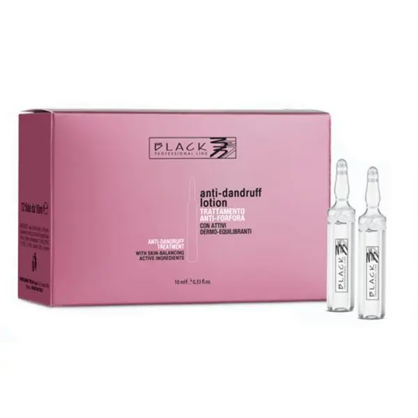 Black Professional Line Пречистващ лосион против пърхот Ампули - Black Professional Line Purifying Anti-Dandruff Lotion, 12 x 10мл