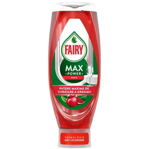 Fairy Препарат за миене на съдове с аромат на нар - Fairy Max Power Нар, 0.73 л