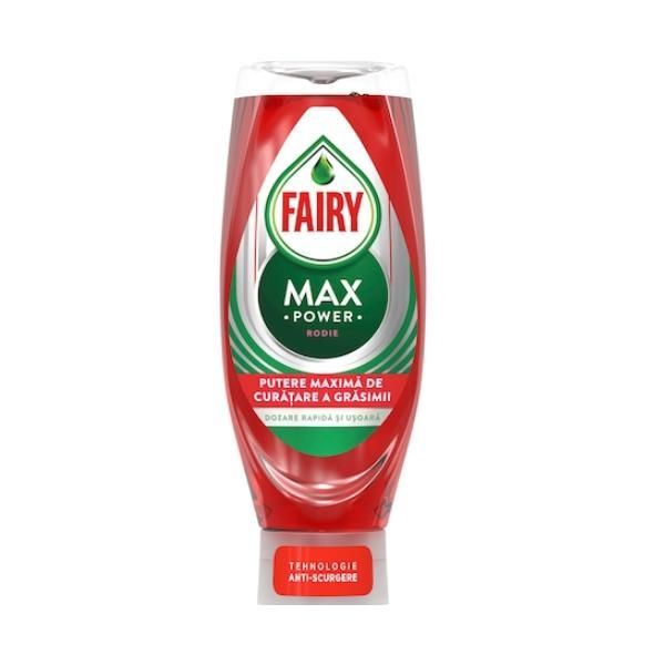 Fairy Препарат за миене на съдове с вкус на нар - Fairy Max Power нар, 450 мл