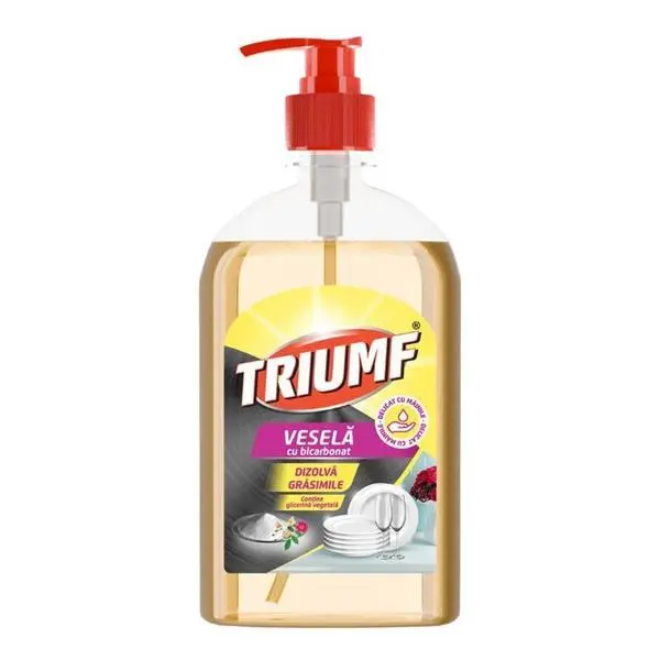 Triumf Препарат за миене на съдове Triumf Bicarbonate Dishwasher Detergent, 500 мл