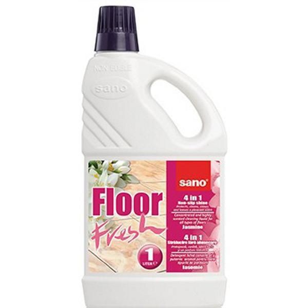 Sano Препарат за почистване на под 4 в 1 с аромат на жасмин - Sano Floor Fresh, 1000 мл