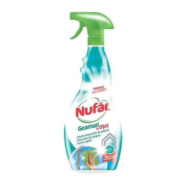 Nufar Препарат за стъкла Nufar Glass Cleaner Vinegar Solution, 500 мл