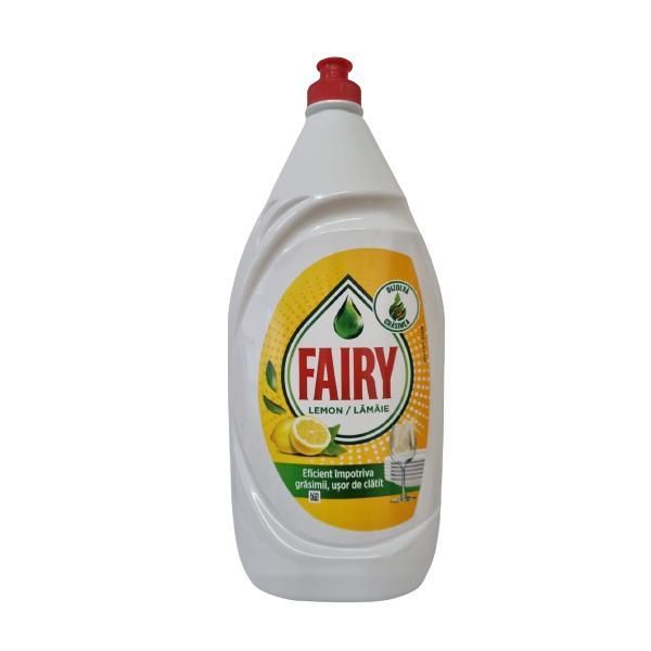 Fairy Препарат за съдове с аромат на лимон - Fairy Lemon, 1200 мл