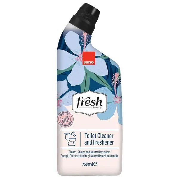 Sano Препарат за тоалетни Sano Fresh Home Toilet Cleaner &amp; Freshener, 750 мл