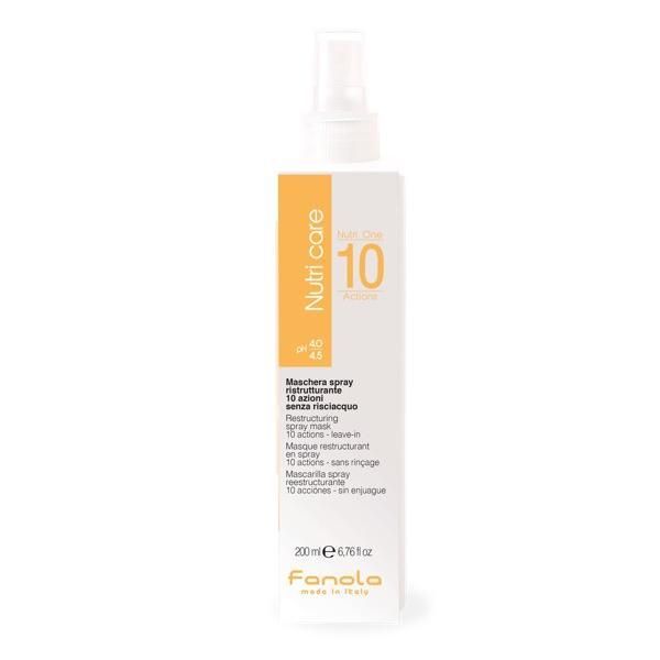 Fanola Преструктурираща спрей маска без изплакване - Fanola Nutri Care Restructuring Spray Mask 10 Actions Leave-In, 200мл