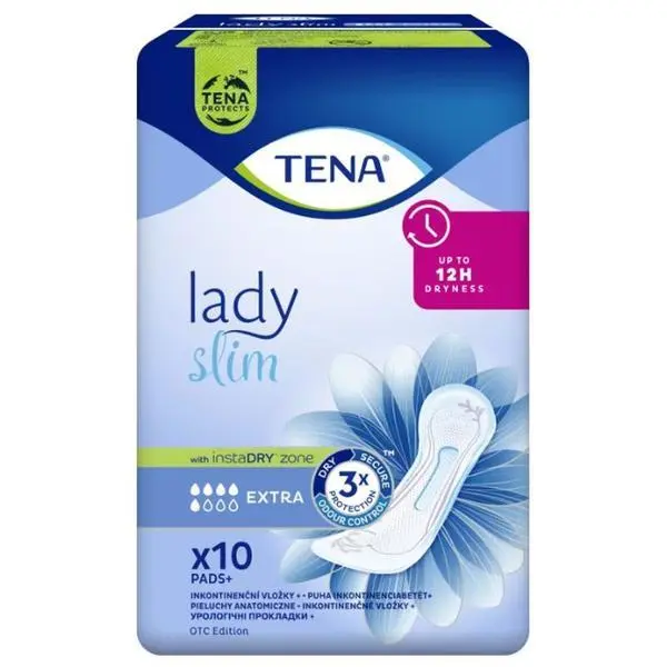 Tena Превръзки за инконтиненция - Tena Lady Slim Extra, 10 бр