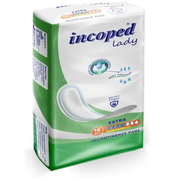 Paksel Превръзки за уринарна инконтиненция - Paksel Incoped Lady Extra, 16 бр