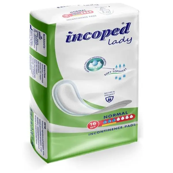 Paksel Превръзки за уринарна инконтиненция - Paksel Incoped Lady Normal, 16 бр
