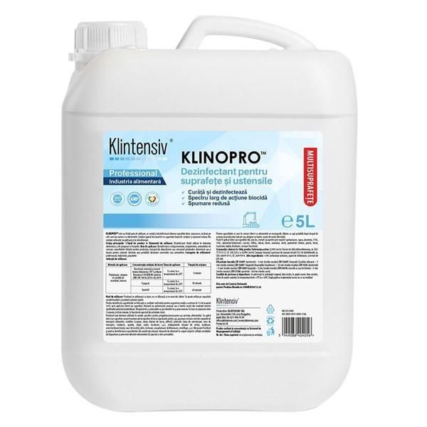 Klintensiv Професионален дезинфектант за повърхности и прибори - Klintensiv Klinopro Professional Multisurface, 5000 мл