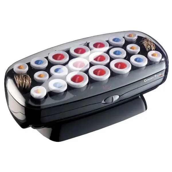 Babylisspro Професионален комплект керамични електрически маши за коса - BaBylissPRO BAB3021E Jumbo  с горещ въздух, 1 комплект