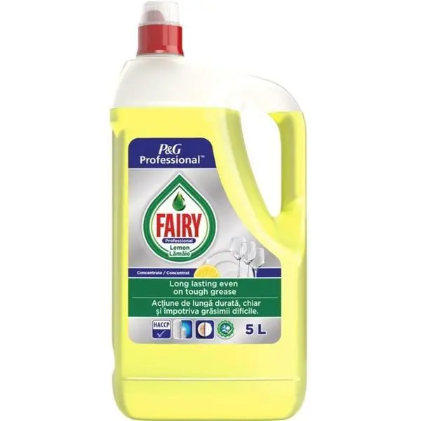 Fairy Професионален препарат за миене на съдове с аромат на лимон - Fairy Professional Lemon, 5 л