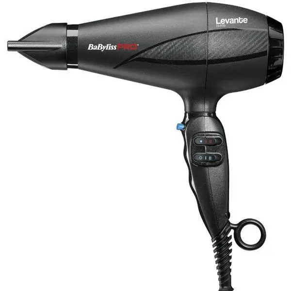 Babylisspro Професионален сешоар - BaBylissPRO Levante BAB6950IE, 2100 W, черен