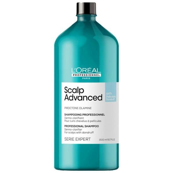 L'oreal Professionnel Професионален шампоан против пърхот - L&#039;Oreal Professionnel Serie Expert Scalp Advanced Professional Shampoo Dermo-clarifier Anti-Dandruff, 1500 мл