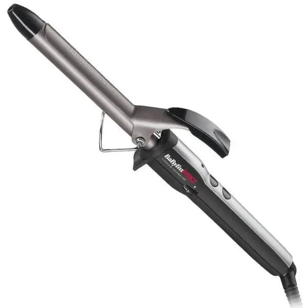 Babylisspro Професионална маша за коса - BaBylissPRO Curl Definer BAB2172TTE, диаметър 19 мм, черно/сиво
