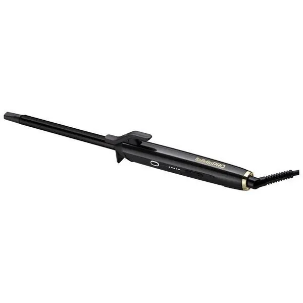 Babylisspro Професионална маша за коса - BaBylissPRO Curling Tong BAB2490E, бързо нагряване, диаметър 13 мм, черна