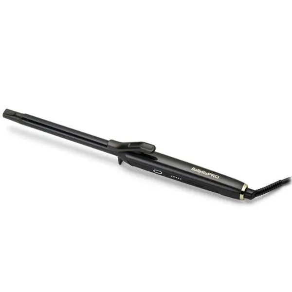 Babylisspro Професионална маша за коса - BaBylissPRO Curling Tong BAB2491E, бързо нагряване, диаметър 16 мм, черна