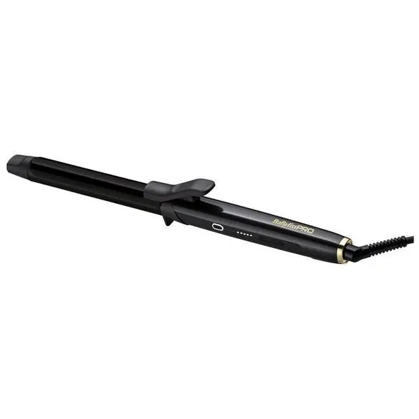 Babylisspro Професионална маша за коса - BaBylissPRO Curling Tong BAB2493E, бързо нагряване, диаметър 25 мм, черно