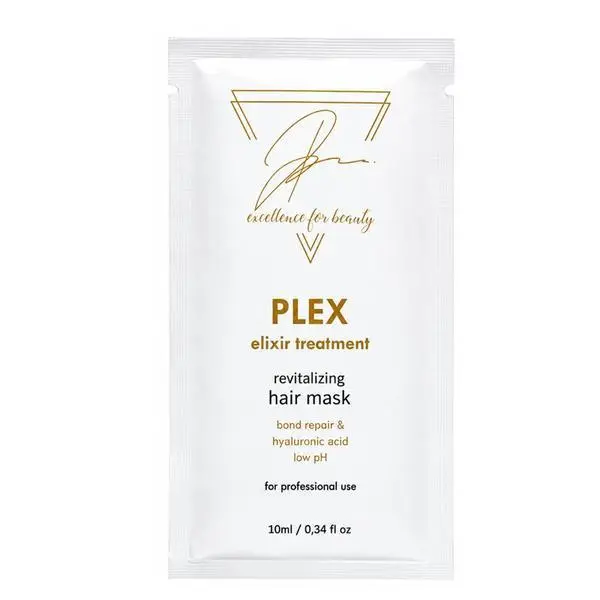 Excellence For Beauty Професионална маска за реконструкция и възстановяване на коса - Excellence for Beauty Plex &amp; Bond Repair Elixir Treatment Professional Mask, 10 мл