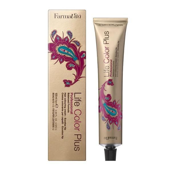 Farmavita Професионална перманентна боя FarmaVita Life Color Plus, нюанс 8.11 Светло интензивно пепелно русо, 100 мл