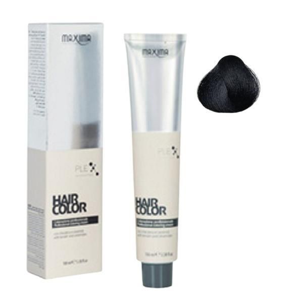 Maxima Професионална перманентна боя, Maxima нюанс 1 черно, 100 мл