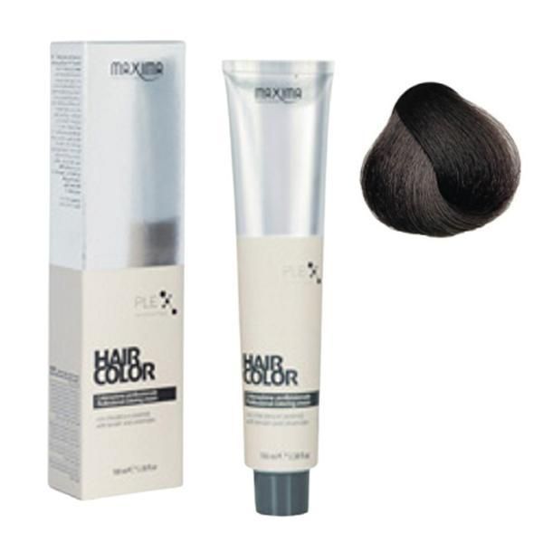 Maxima Професионална перманентна боя, Maxima нюанс 4 шатен, 100 мл