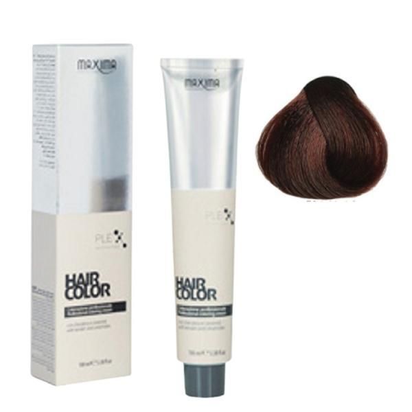 Maxima Професионална перманентна боя, Maxima нюанс 5.4 светлокафява мед, 100 мл
