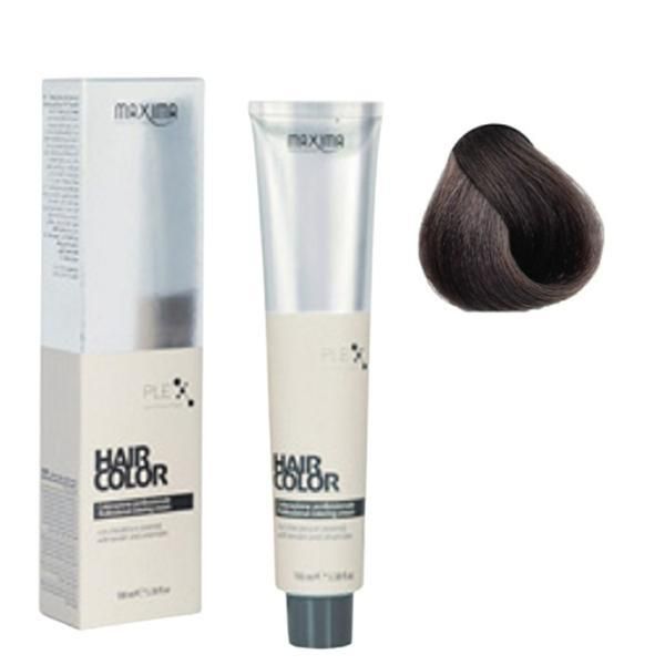 Maxima Професионална перманентна боя, Maxima нюанс 7.1 сиво русо, 100 мл