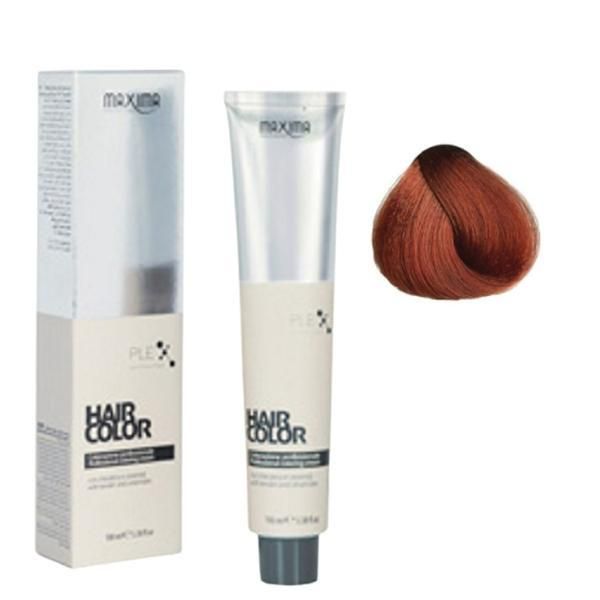 Maxima Професионална перманентна боя, Maxima нюанс 7.4 медно русо, 100 мл