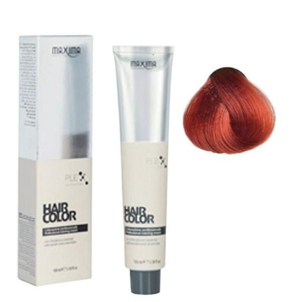 Maxima Професионална перманентна боя, Maxima нюанс 7.46 медно червено русо, 100 мл