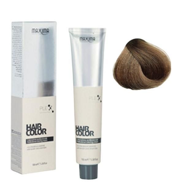 Maxima Професионална перманентна боя, Maxima нюанс 8.0 интензивно светло русо, 100 мл