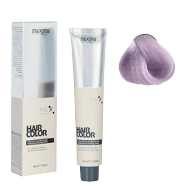 Maxima Професионална перманентна боя, Maxima нюанс 9.21 много светло лилаво русо 100 мл