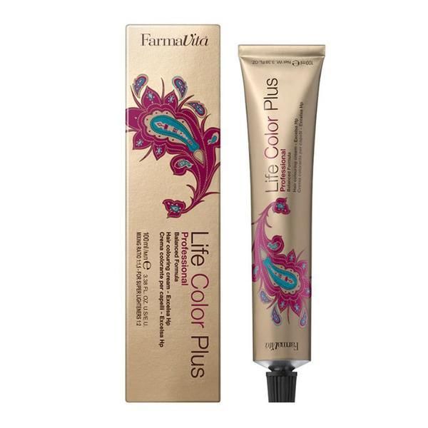 Farmavita Професионална трайна боя FarmaVita LifeColor Plus, нюанс 7.11 Интензивно пепелно русо, 100 мл