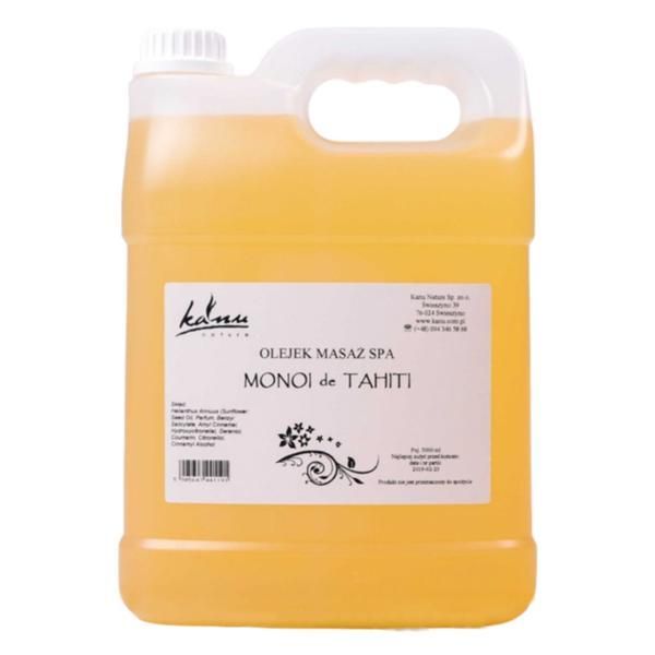 Kanu Nature Професионално масажно масло - KANU Nature Massage Oil Professional Monoi de Tahiti, 5000 мл