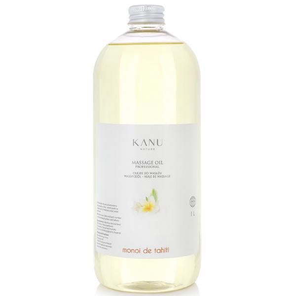 Kanu Nature Професионално масажно масло с Monoi de Tahiti - KANU Nature Massage Oil Professional Monoi de Tahiti, 1000 мл