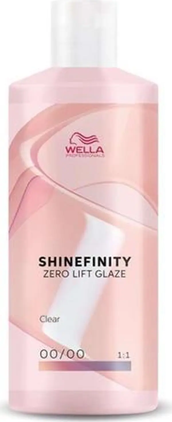 Wella Professionals Прозрачна полуперманентна боя за коса - Wella Professionals Shinefinity Zero Lift Glaze, нюанс 00/00 Crystal Glaze Booster (прозрачна), 500 мл