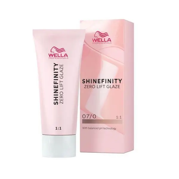 Wella Professionals Прозрачна полуперманентна боя за коса - Wella Professionals Shinefinity Zero Lift Glaze, нюанс 07/0 Natural Oatmilk, 60 мл