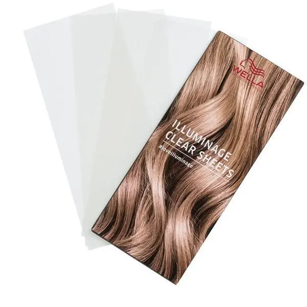 Wella Professionals Прозрачни листове за боядисване на коса - Wella Professionals Illuminage Clear Sheets, 100 бр