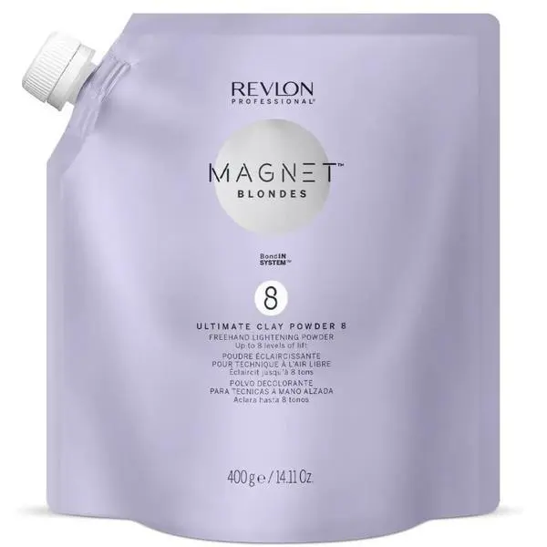 Revlon Professional Пудра за изсветляване на балаяж - Revlon Professional Magnet Blondes Ultimate Clay Powder 8 Freehand Lightening Powder, 400 гр