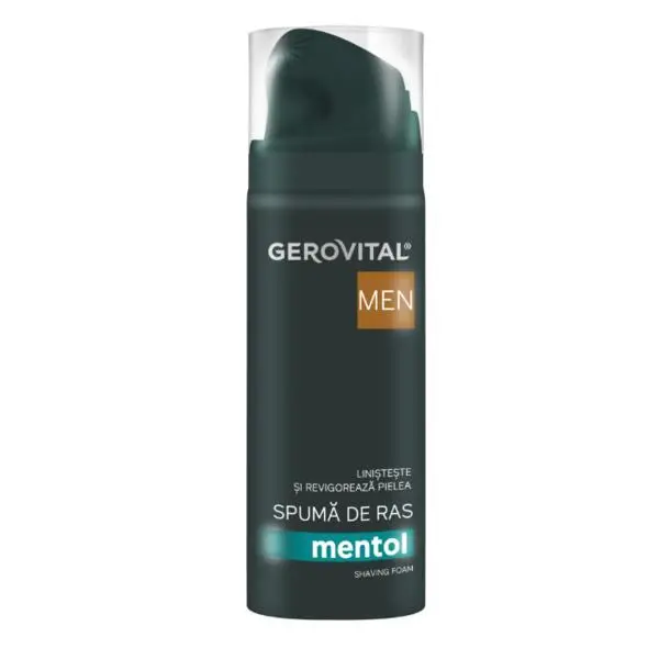 Gerovital Пяна за бръснене Menthol Gerovital Men, 200 мл