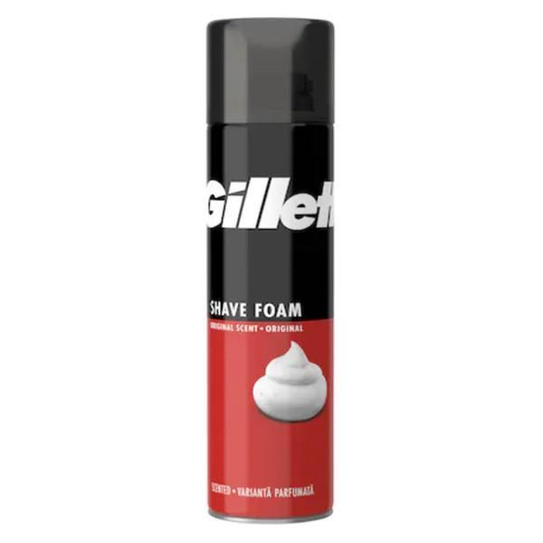 Gillette Пяна за бръснене за нормална кожа - Gillette Shave Foam Original Scent, 200 мл