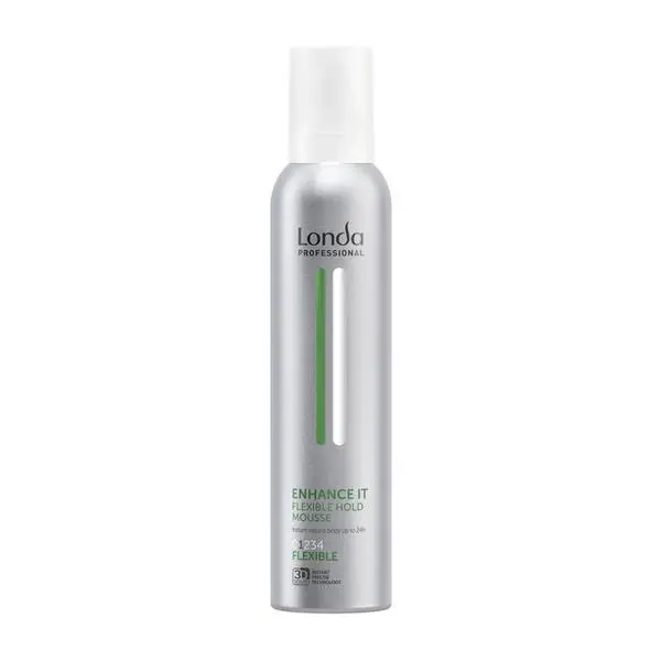 Londa Professional Пяна за коса с гъвкава фиксация - Londa Professional Enhance It Flexible Hold Mousse, 200 мл