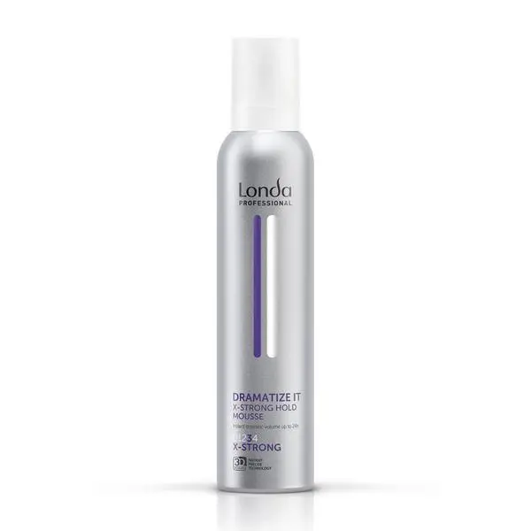 Londa Professional Пяна за коса с много силна фиксация - Londa Professional Dramatize It X-Strong Hold Mousse, 200 мл
