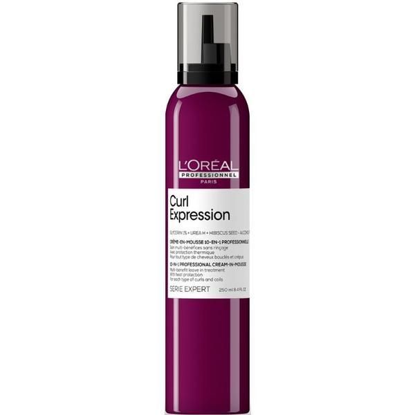 L'oreal Professionnel Пяна за къдрава и вълниста коса - L&#039;oreal Professionel Curl Expression 10-in-1 Cream-in-Mousse, 250 мл