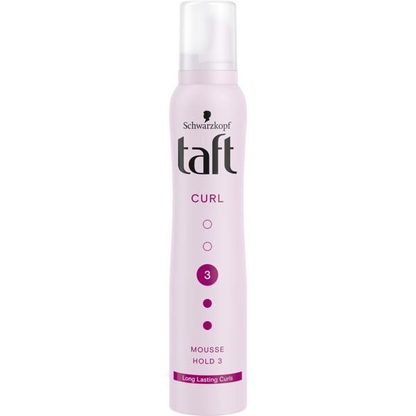 Taft Пяна за моделиране със силна фиксация за къдрава коса - Schwarzkopf Taft Curl Mousse Hold 3, 200 мл