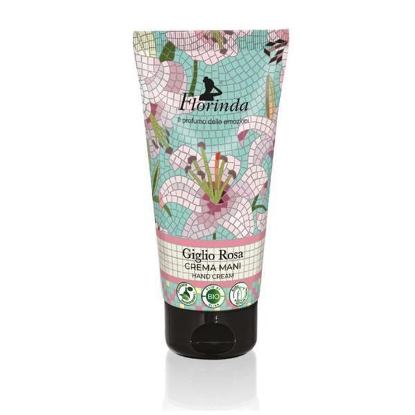 La Dispensa Растителен крем за ръце с аромат на розова лилия La Dispensa Florinda Giglio Rosa, 75 мл